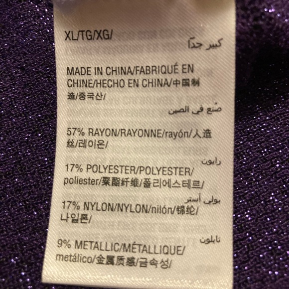 Alfani asymmetrical tunic. EUC. XL - Picture 5 of 8